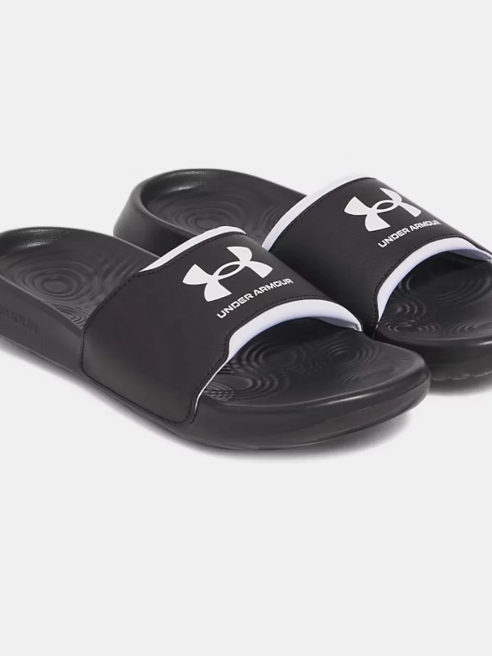 NWT! Under Armour Ignite Select slides Sandals Men’s Size 12 Black white